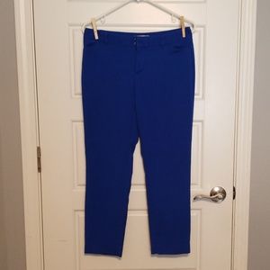 Gap slim crop blue ankle pants